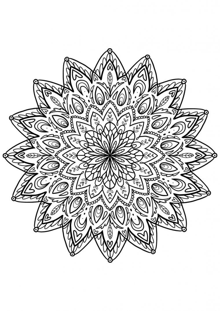 Atelier : 10 Coloriages À Imprimer Pour Petits Et Grands avec Coloriage À Imprimer Mandala