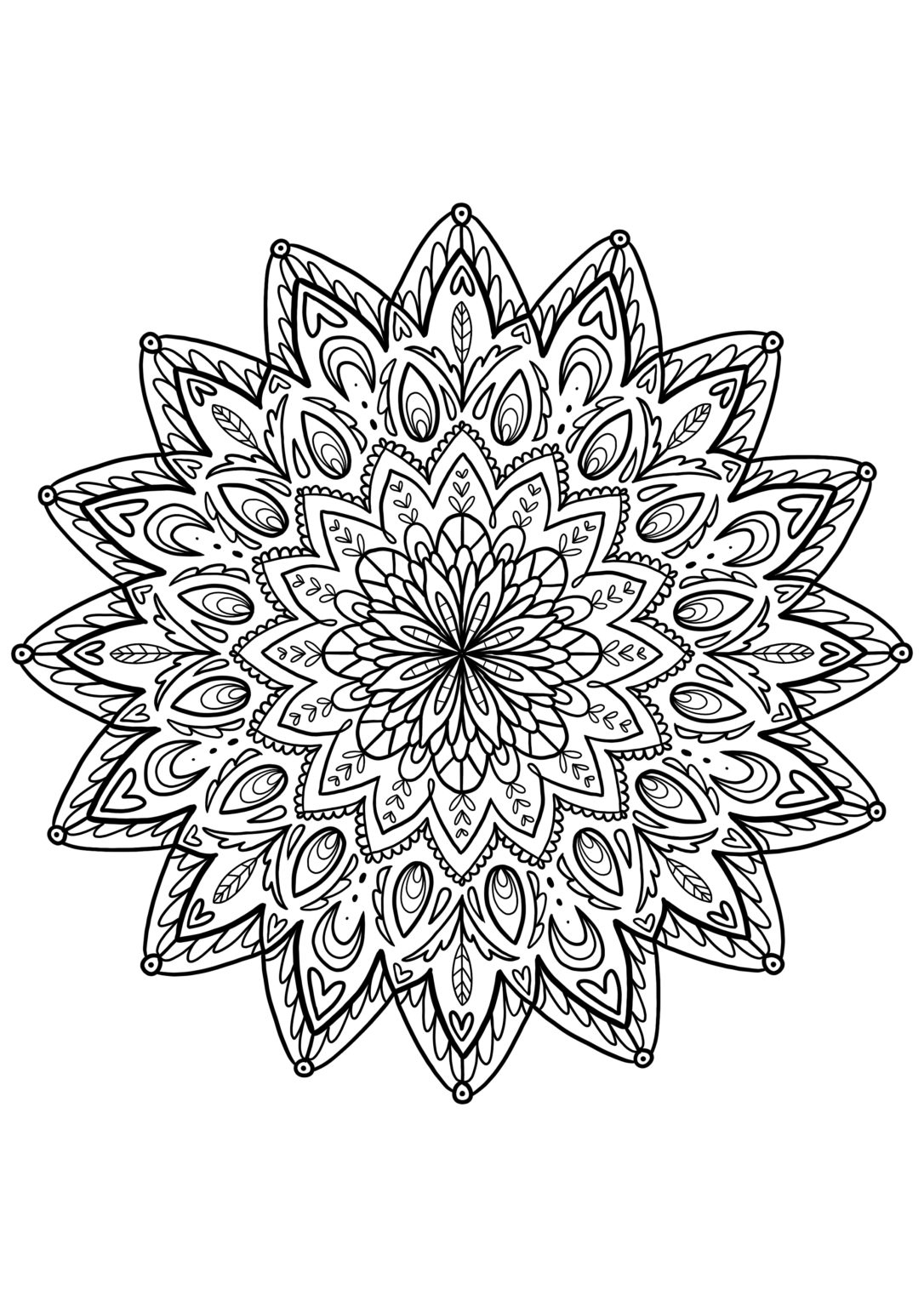 Atelier : 10 Coloriages À Imprimer Pour Petits Et Grands avec Coloriage À Imprimer Mandala 