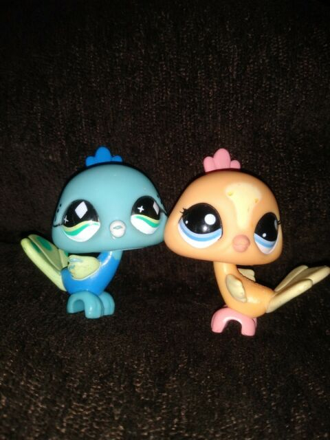 Authenticlittlest Pet Shop Lot 2Lps 869Lps Birdlps destiné Petshop Paon 