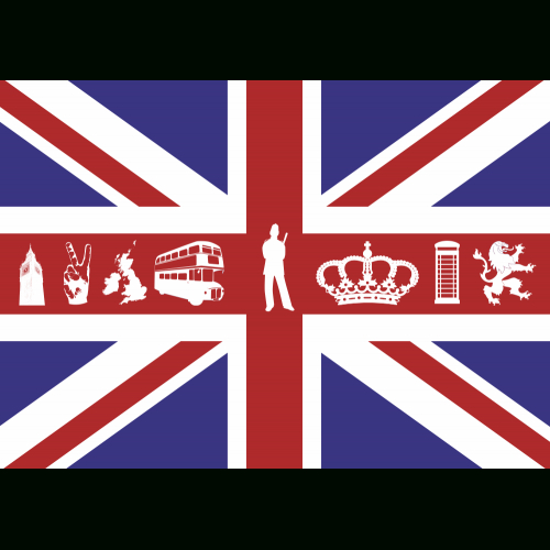 Autocollant Londres Drapeau - Ref.d10163  Mpa Déco tout Drapeau Angleterre A Imprimer Gratuit 