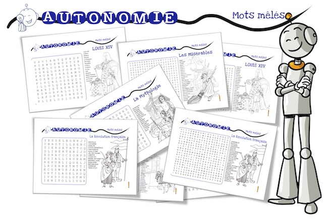 Autonomie Cycle 3  Bout De Gomme pour Mots Meles Cm1 Cm2 A Imprimer