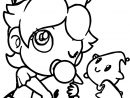 Baby Rosalina Peach Daisy And Rosalina As Babies Coloring pour Coloriage Peach