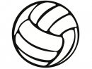 Ballon Volley Ball Dessin - Coloriage Ballon De Volleyball serapportantà Dessin Volley