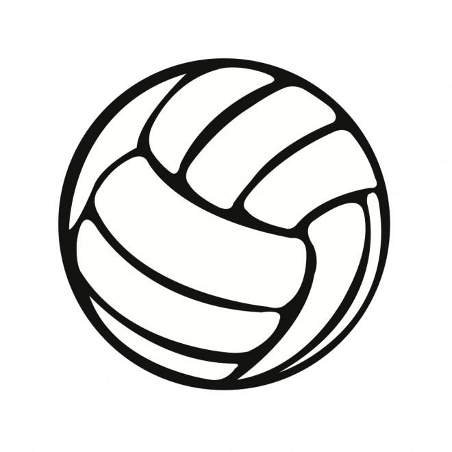 Ballon Volley Ball Dessin - Coloriage Ballon De Volleyball serapportantà Dessin Volley 