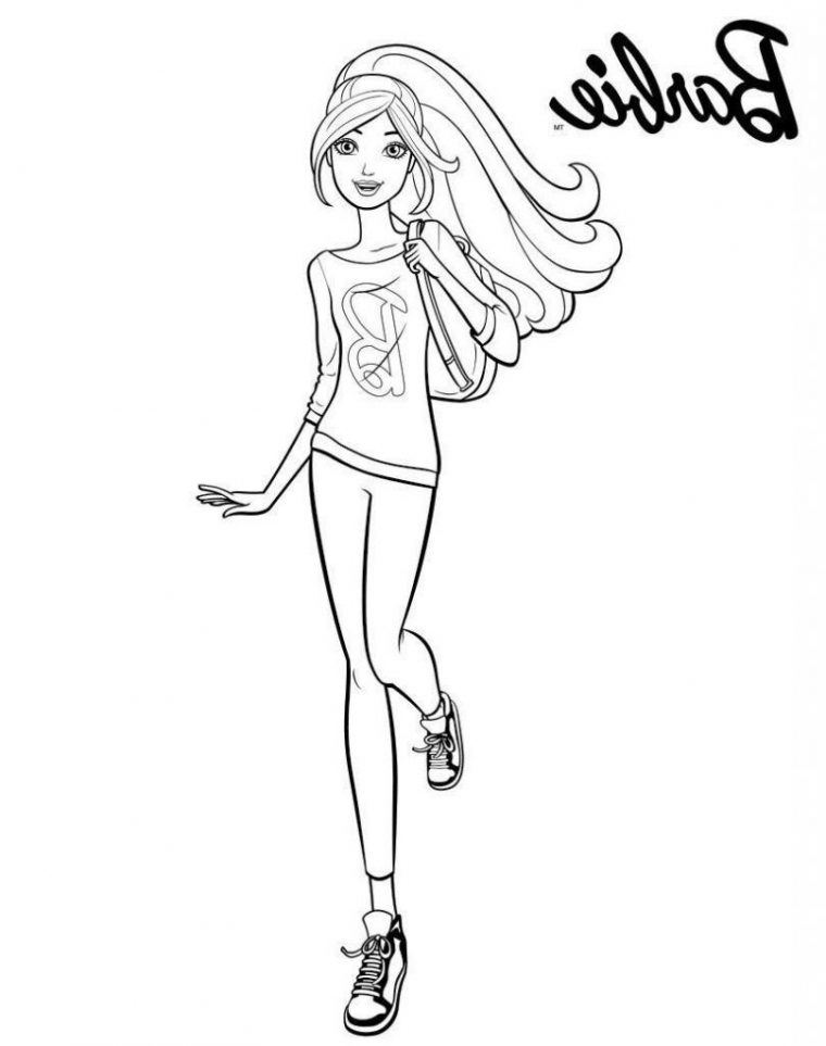 Barbie Coloriage À Imprimer Impressionnant Collection avec Dessin Barbie A Imprimer Gratuit