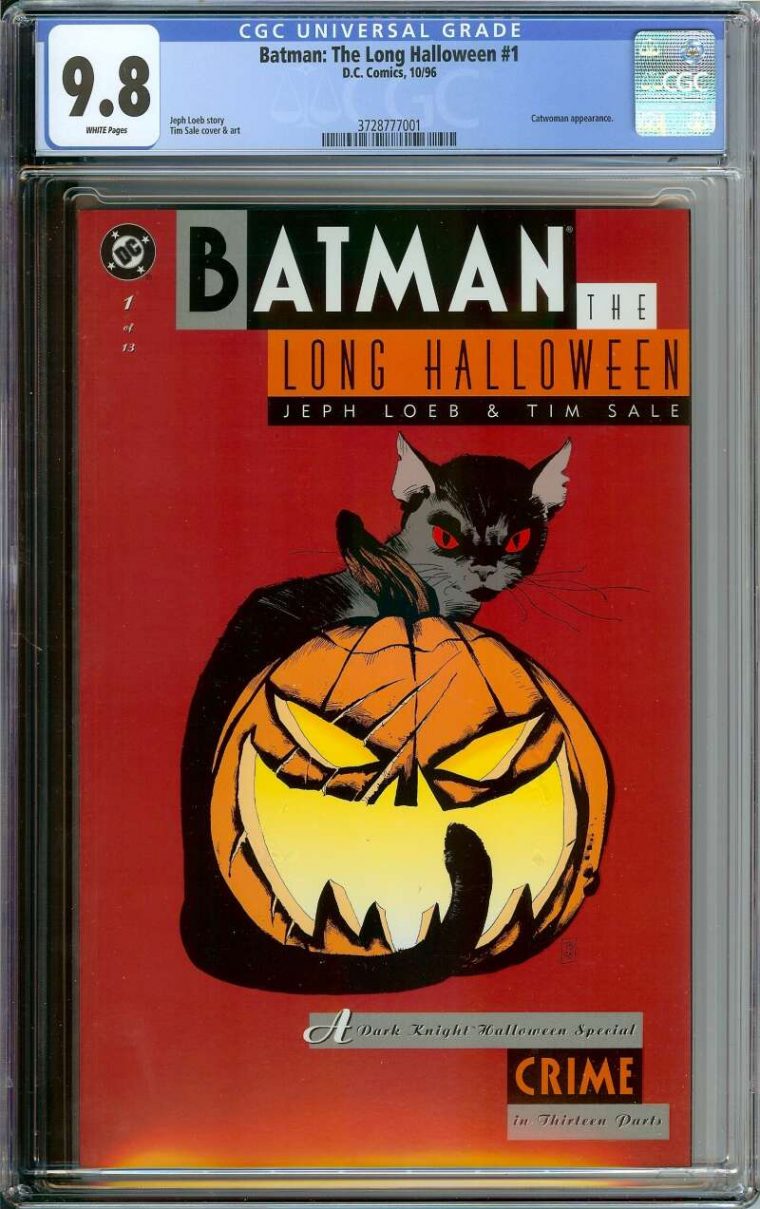 Batman: The Long Halloween #1 Cgc 9.8 White Pages  Tim à Halloween 9