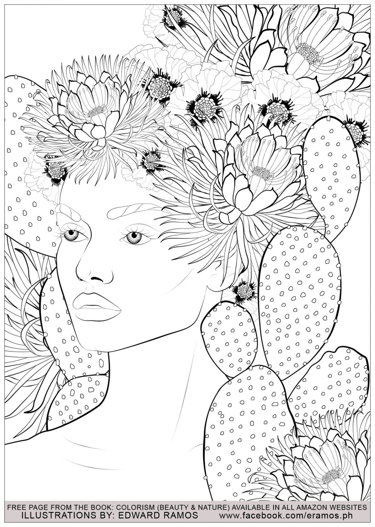 Beauty And Nature Edward Ramos 13 - Anti Stress Adult intérieur Coloriage Nature