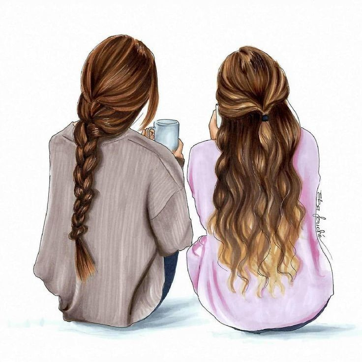 Besties  Drawings Of Friends, Best Friend Drawings concernant Meilleure Amie Dessin 