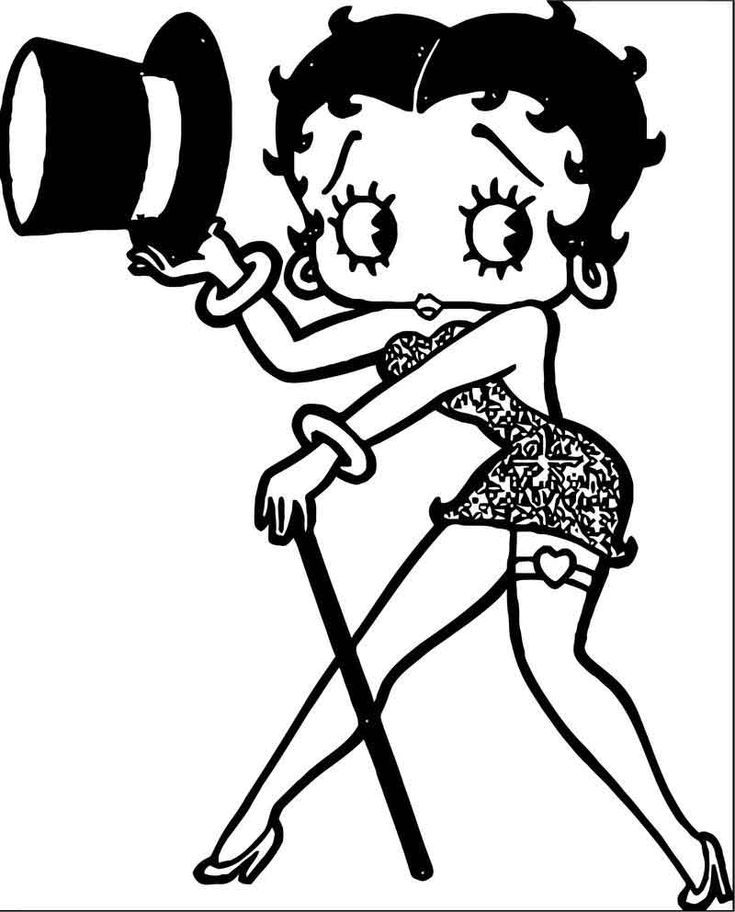 Betty Boop We Coloring Page 403  Betty Boop Art, Betty concernant Betty Boop Coloriage 