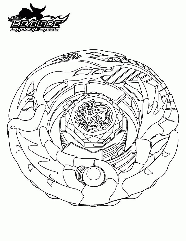 Beyblade Coloring Pages – Coloring Home tout Beyblade Dessin