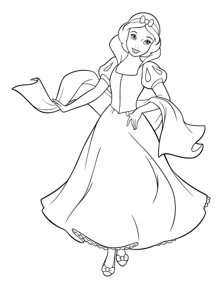 Blanche Neige Princesse Disney À Imprimer – Artherapie.ca avec Coloriage À Imprimer Princesse Disney