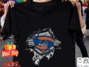 Boise State Broncos Insides Me Superman Logo Shirt, Hoodie tout Superman Logo With Ac