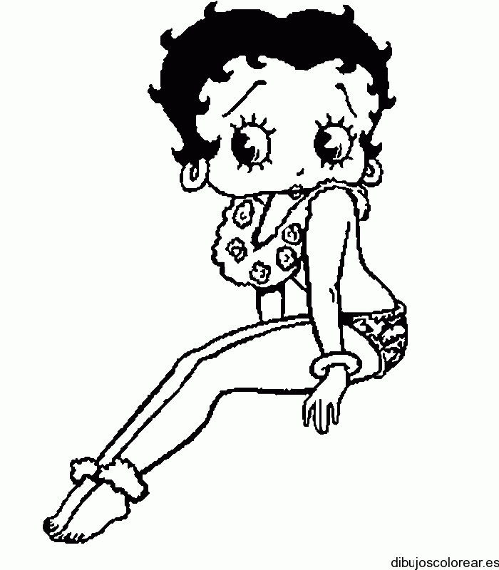 Bonitos Dibujos De Betty Boop Para Imprimir Y Colorear tout Dessin De Betty Boop 