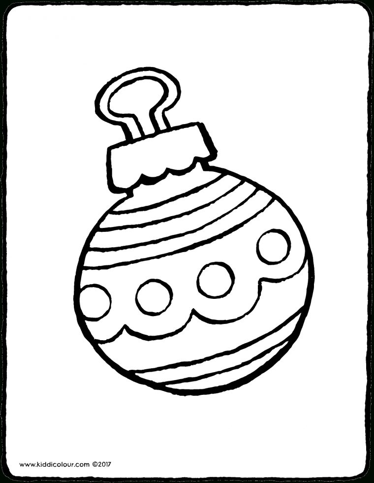 Boule De Noël – Kiddicolour encequiconcerne Boule Dessin