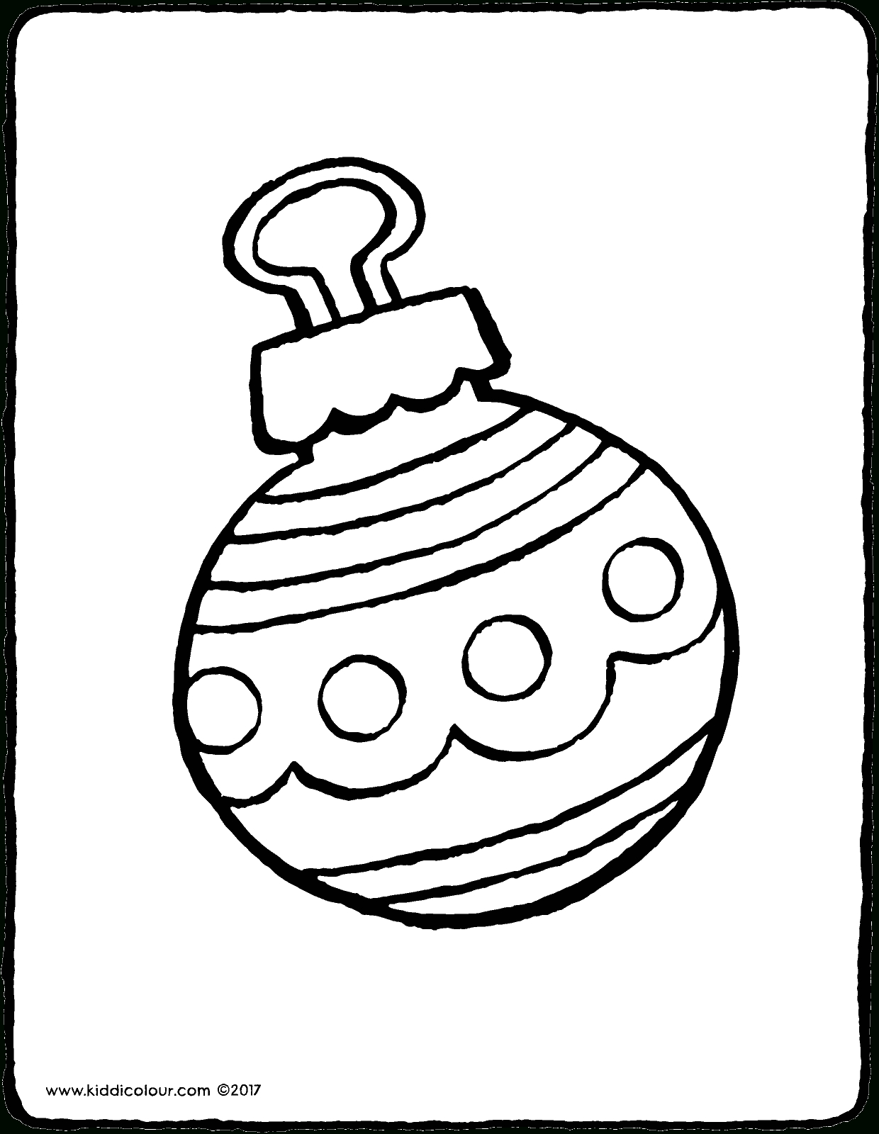 Boule De Noël - Kiddicolour encequiconcerne Boule Dessin 