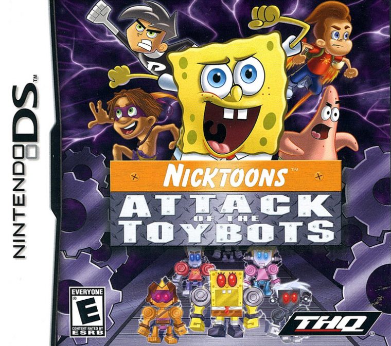 Boxarts Du Jeu Nicktoons – Attack Of The Toybots Sur pour Jeux De Catch Attack