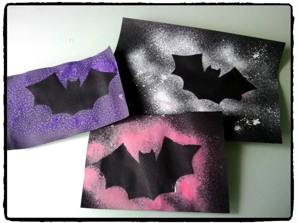 Bricolage D&amp;#039;Halloween : L&amp;#039;Envol Des Chauves-Souris - En pour Chauve Souris Bricolage Halloween 