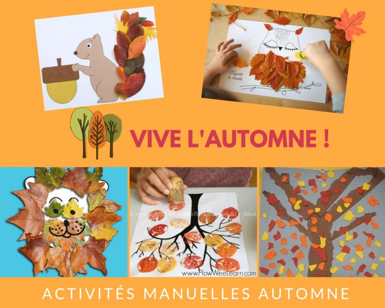 Bricolage Et Activités Manuelles, Loisirs Créatifs Faciles pour L Automne En Maternelle