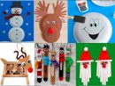 Bricolages De Noël  Bricolage Noel, Décoration Noel pour Deco Noel Pour Enfants
