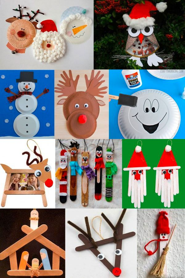 Bricolages De Noël  Bricolage Noel, Décoration Noel pour Deco Noel Pour Enfants 