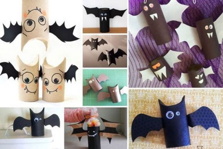 Bricolages Halloween : 20 Idées Pinterest dedans Chauve Souris Bricolage Halloween