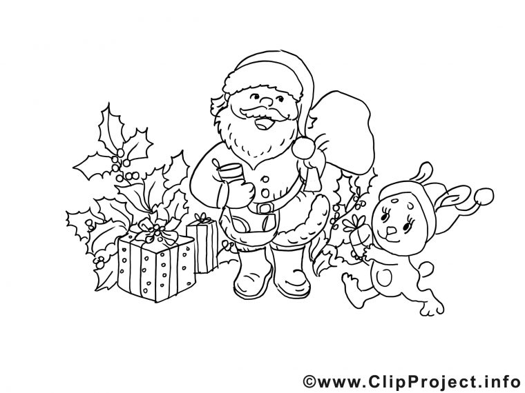 Cadeaux Image – Noël Images À Colorier – Noël Coloriages intérieur Image De Noel A Colorier