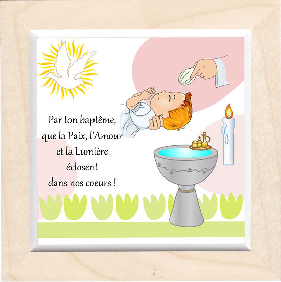 Cadre De Baptême &amp;quot;Bébé&amp;quot; tout Image Religieuse Gratuite À Imprimer 