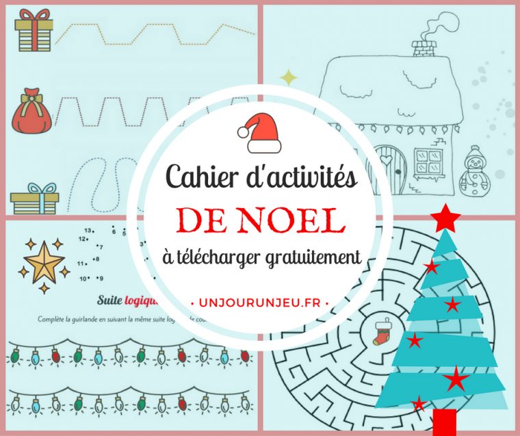 Cahier D'Activités Spécial Noël À Imprimer Gratuitement dedans Cahier D&#039;Activite A Imprimer Fevrier