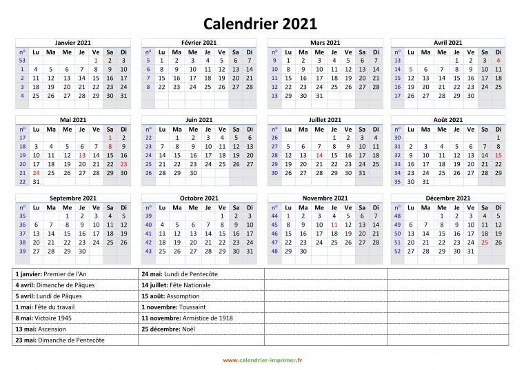 Calendrier 2021 Semaine Paire Et Impaire À Imprimer pour Calendrier 0 Imprimer