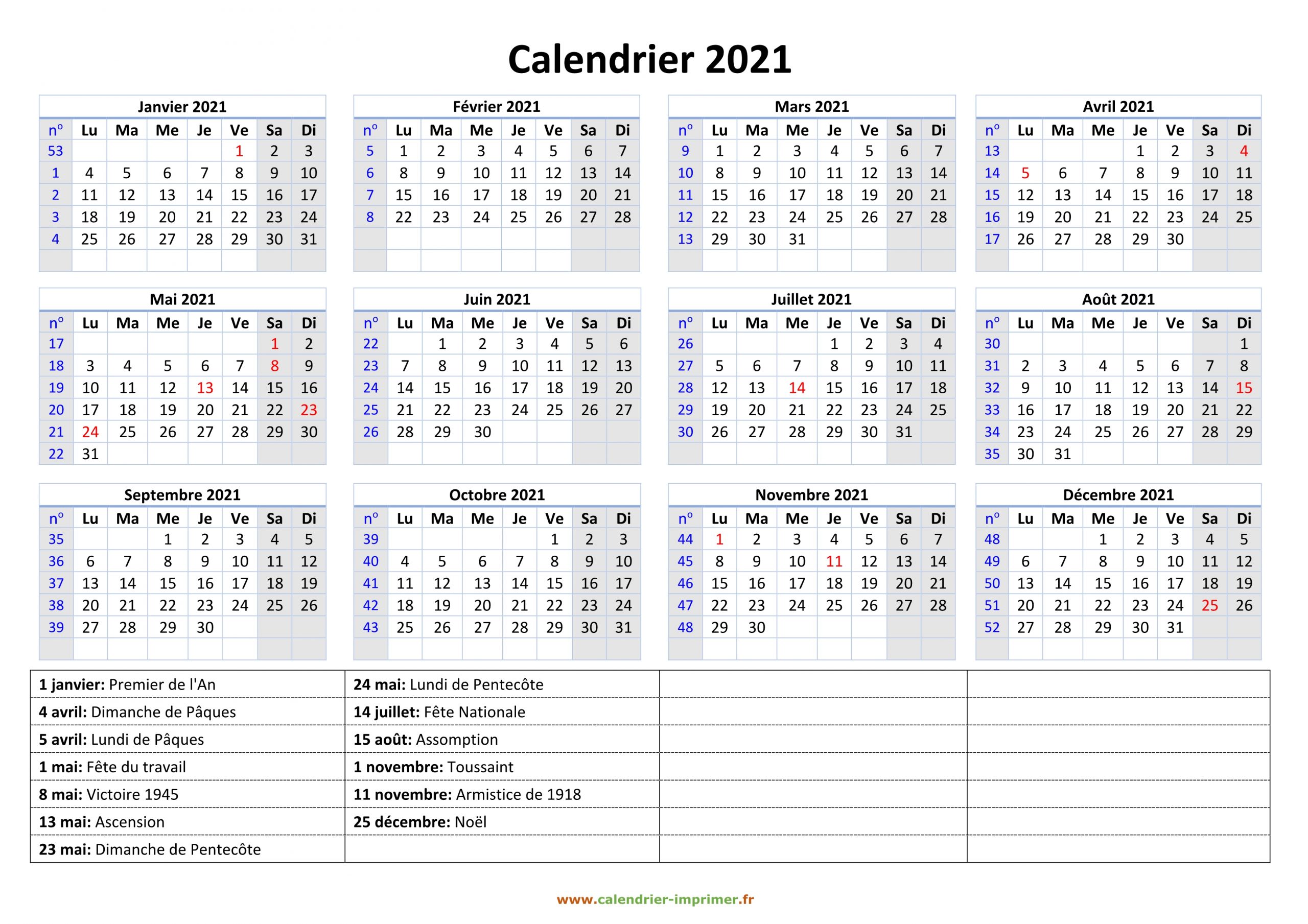 Calendrier 2021 Semaine Paire Et Impaire À Imprimer pour Calendrier 0 Imprimer 