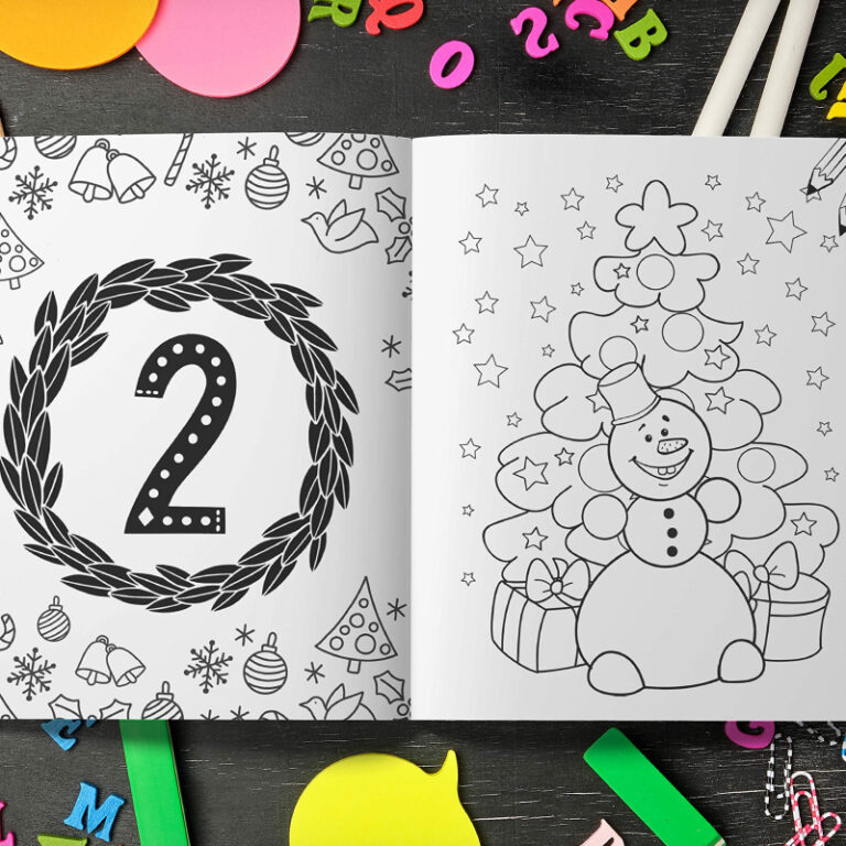 Calendrier De L&amp;#039;Avent Livre De Coloriage Personnages Noel dedans Calendrier De L Avent Coloriage 