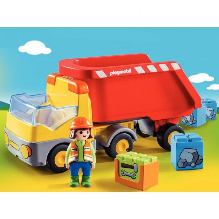 Camion Benne Playmobil 1-2-3 – Playmobil  Jeux De concernant Playmobil Camion Travaux