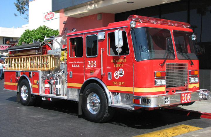 Camion De Pompier Americain destiné Voitures De Pompiers 