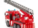Camion De Pompier Man Avec Échelle Et Lance Incendie Jouet pour Camion Echelle Pompier