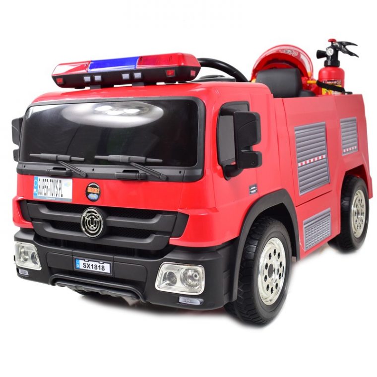 Camion De Pompiers Sur Batterie Pour Enfants 2X45W 12V encequiconcerne Un Camion De Pompier