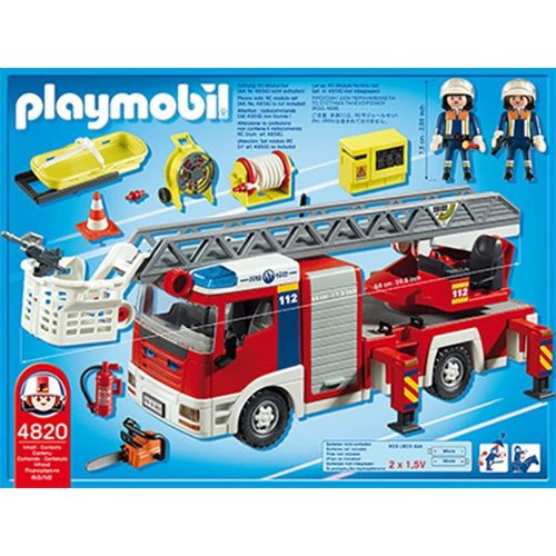 Camion Pompier Playmobil Dessin Anime - Stepindance.fr concernant Playmobil Camion Pompier Grande Echelle 
