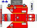 Camion Pompiers Français - Le Forum En Papier destiné Maquette De Voiture En Carton