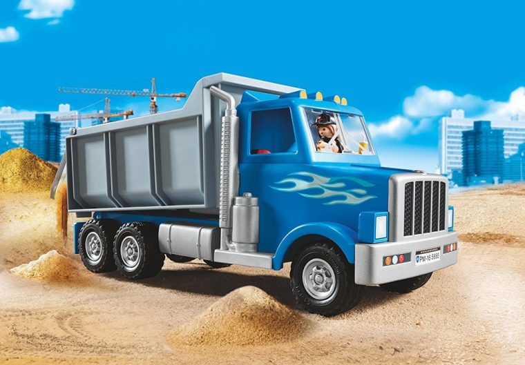 Camión Volquete 5665 Playmobil – 1001Juguetes avec Playmobil Camion Travaux