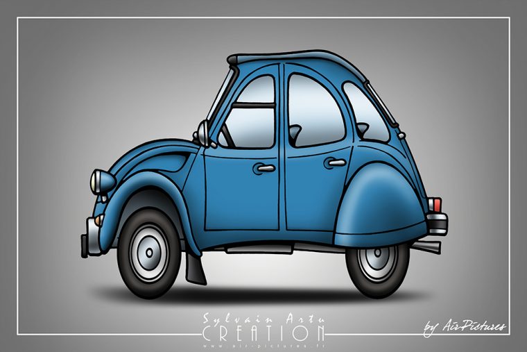 Caricature De Votre Voiture – Auto Titre avec Dessin Voiture