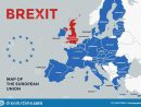 Carte D'Affiche De L'Union Européenne Avec Des Noms Du encequiconcerne Carte Union Europã©Enne