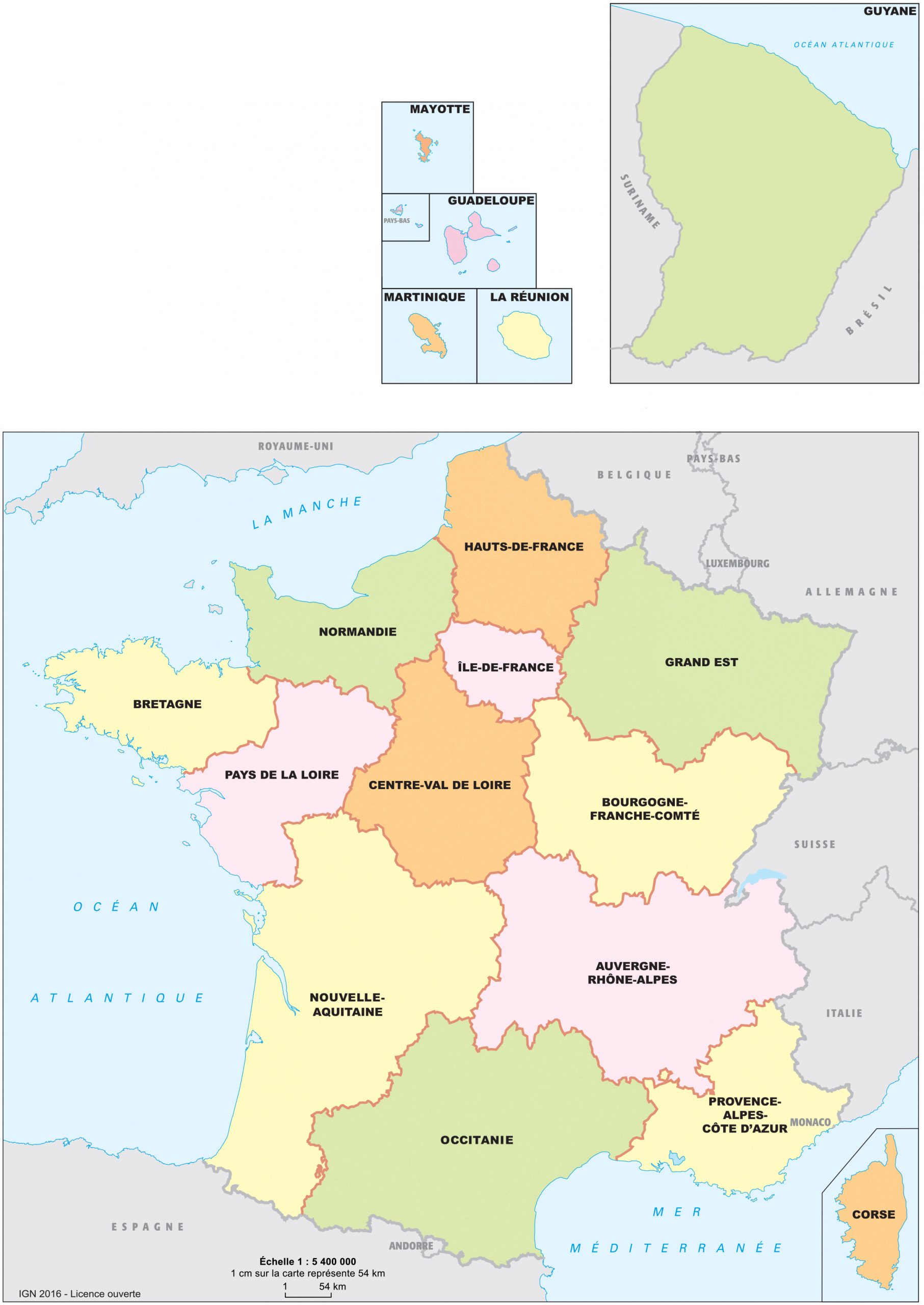 Carte De France Ã Imprimer Gratuit avec Fonds De Carte France Eduscol