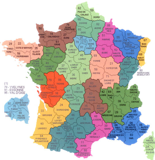 Carte De France Avec Tout Les Departement - Altoservices serapportantà France Avec Département 