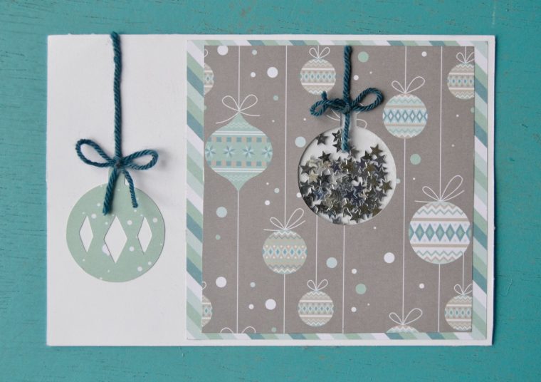 Carte De Noël À Paillettes – Scrapbooking – Maman À Tout Faire serapportantà Cartes Noel À Imprimer