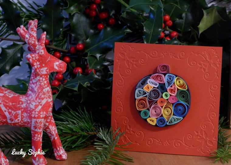 Carte De Noel En Quilling : Carte Noel Quilling 10Doigts Fr avec Www 10Doigts Fr