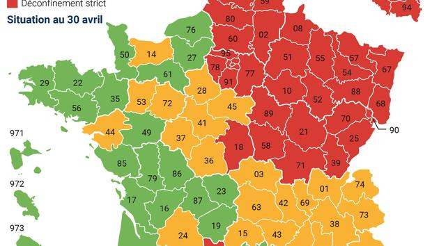 Carte Du Déconfinement: La France Se Réconcilie Avec Ses à France Avec Département
