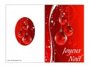 Carte Gratuite À Imprimer: Carte De Voeux De Noël À tout Cart De Noel