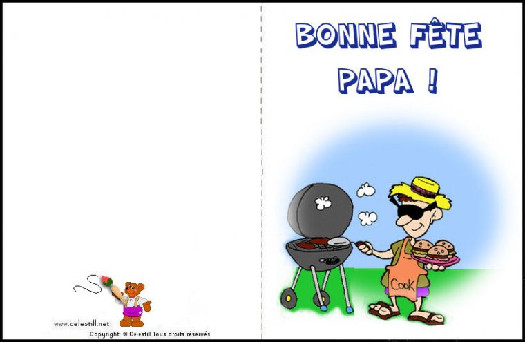 Carte Imprimable Bonne Fête Papa – Cartes Imprimables De destiné Carte Fete A Imprimer