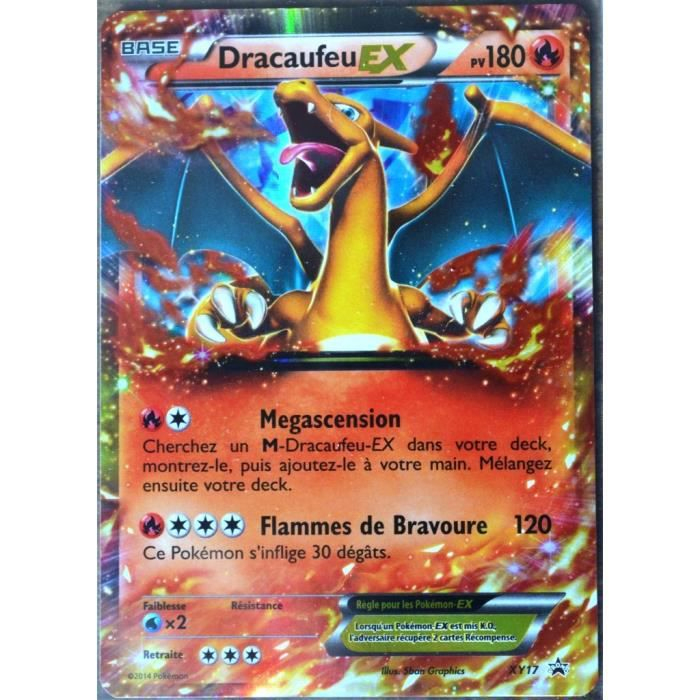 Carte Pokémon Xy17 Dracaufeu Ex 180 Pv Promo Neuf Fr tout Imprimer Pokemon Ex 