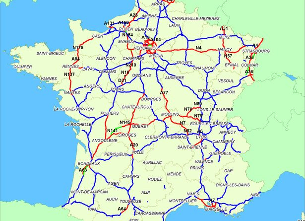 Carte Routiere Autoroute - Altoservices encequiconcerne Carte Autoroute Gratuite France 2016 