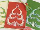 Carte Sapin De Noël Brodé En Fils Tendus À Imprimer - Tuto concernant Carte Postale De Noel A Imprimer